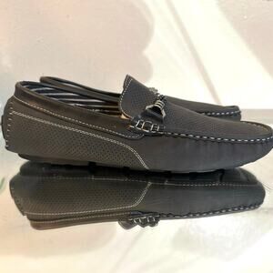 Miko Lotti Dark Grey Mens Loafers casual shoes size 10